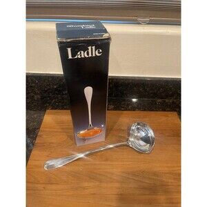 13" Beautiful Leonard Silverplated Colonial Style Ladle